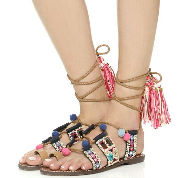 Sam edelman pom pom sandals Clearance